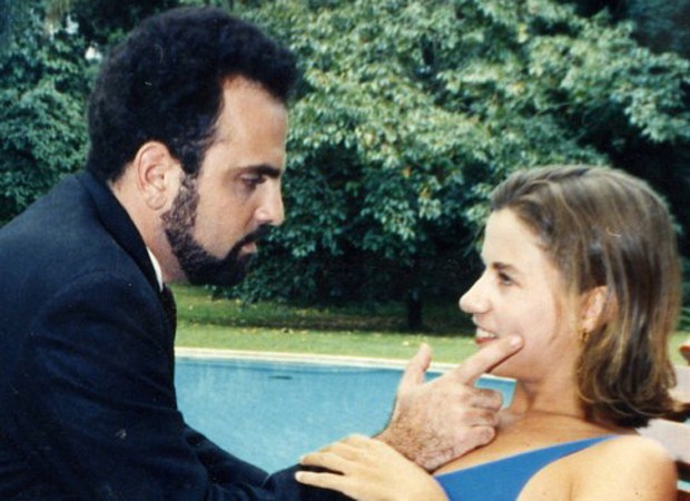 Guilherme Karan e Vera Zimmermann em Meu bem, meu mal (1990) (Foto: Reprodução/ITV Globo)