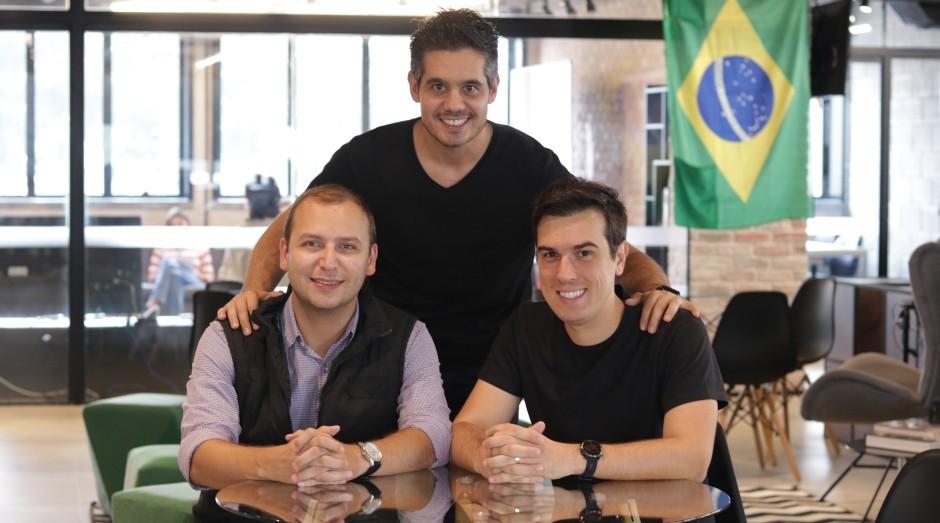  Pedro Roso (acima), Flávio Castaldi (esquerda) e Rodrigo Lopes (direita), da Docket (Foto: Docket/Divulgação)