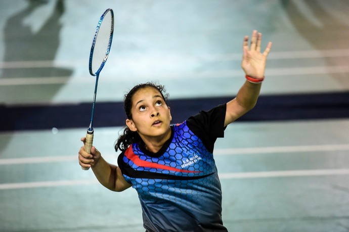 Sania Lima conquistou três medalhas para o badminton piauiense nos Jogos Escolares da Juventude (Foto: William Lucas/Exemplus/COB)