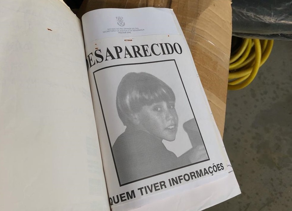 Menino Bruno desapareceu no Litoral Norte do Rio Grande do Sul em 1999 — Foto: Fábio Almeida/RBS TV