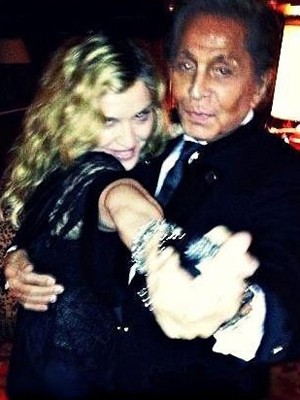 Madonna e Valentino (Foto: Reprodução)