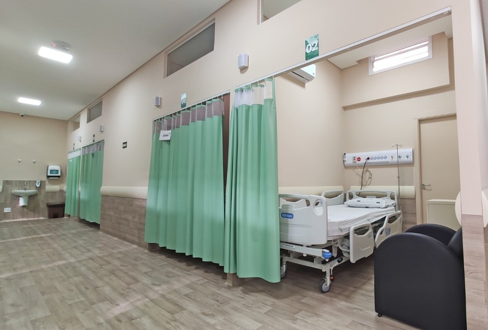 Hospital Unimed Araçatuba inaugurou nova ala com banheiros individuais e espaço para acompanhante — Foto: Unimed Araçatuba/Divulgação