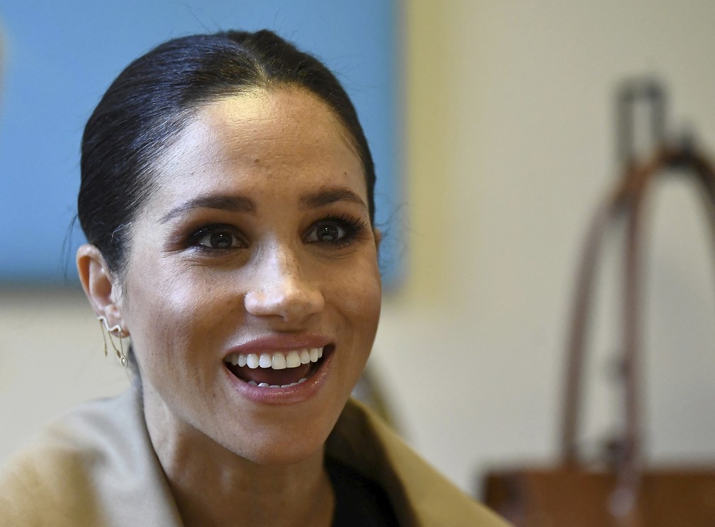 A duquesa de Sussex, Meghan Markle. — Foto: Clodagh Kilcoyne/Pool File via AP
