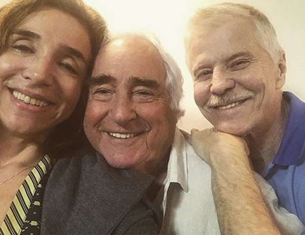 Marisa Orth, Luís Gustavo e Miguel Falabella (Foto: Reprodução)