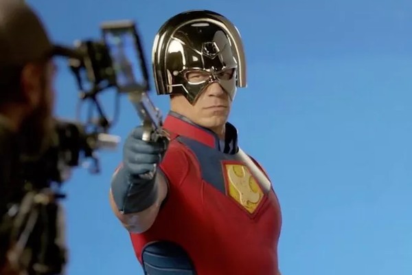O ator John Cena como o personagem Pacificador nos bastidores do novo Esquadrão Suicida (Foto: Instagram)