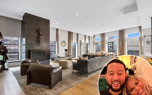 John Legend e Chrissy Teigen vendem penthouse em NY por R$ 98 milhões