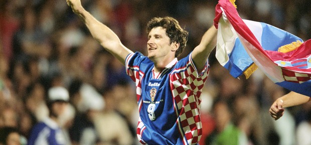 Davor Suker foi o grande nome da Croácia na Copa da França (Foto: Getty Images)