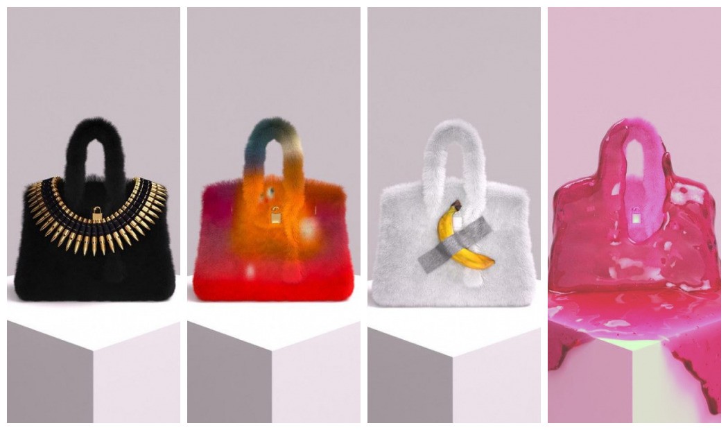 Para a Hermès, as MetaBirkins seriam versões falsas das bolsas Birkin no universo digital (Foto: Reprodução: Instagram)