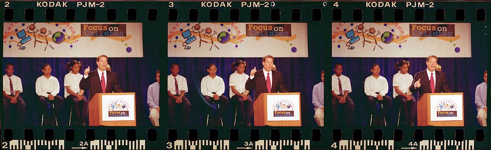 Imagem da Biblioteca do Congresso dos EUA mostra Al Gore durante evento quando ele era vice-presidente dos EUA — Foto: Divulgação/Biblioteca do Congresso dos EUA