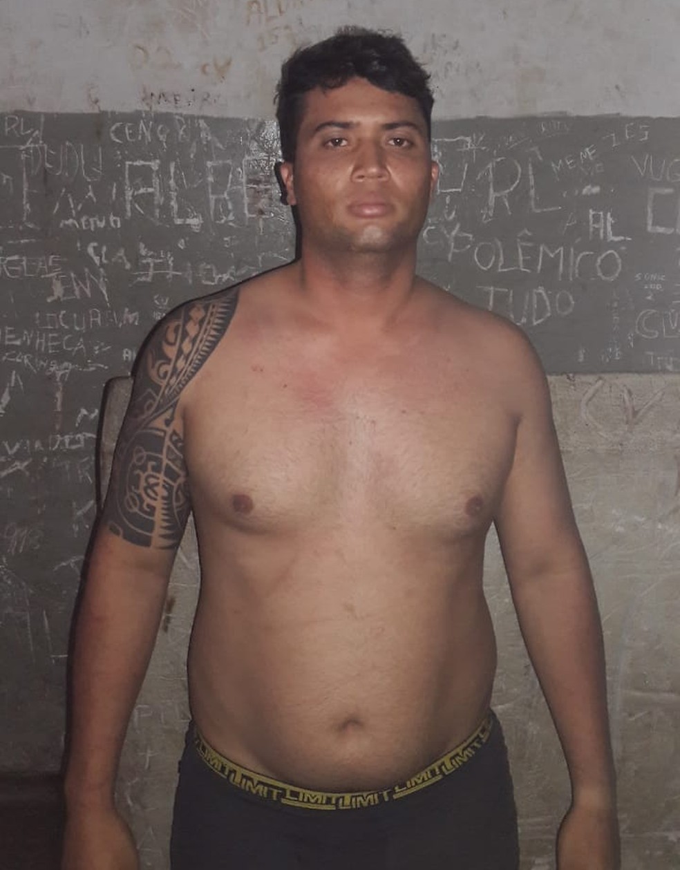 Bruno de Lima Pereira, de 27 anos, foi preso suspeito de matar porteira em Rondonópolis — Foto: Polícia Civil de Rondonópolis/Divulgação