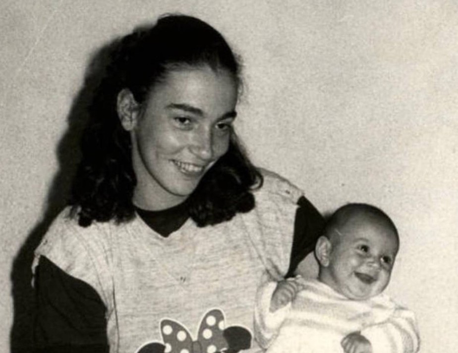 Isabel Salgado com a filha Maria Clara