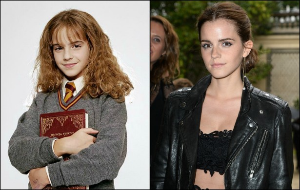 A nerd Hermione da saga 'Harry Potter' cresceu e apareceu. Aos 24 anos, Emma Watson se formou em Literatura Inglesa, foi nomeada embaixadora da ONU Mulheres e, ainda por cima, é linda. (Foto: Divulgação e Getty Images)