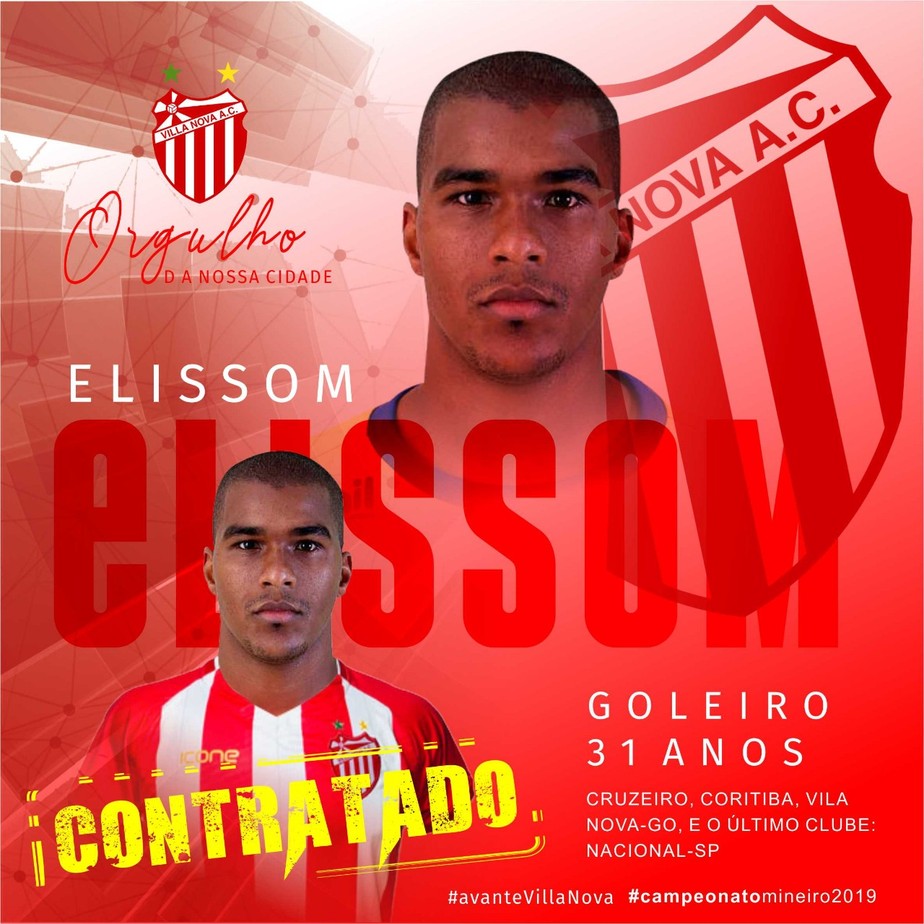 Villa contrata goleiro Elisson, que perdeu o filho recentemente: â€œNova Lima vai estar ao seu ladoâ€