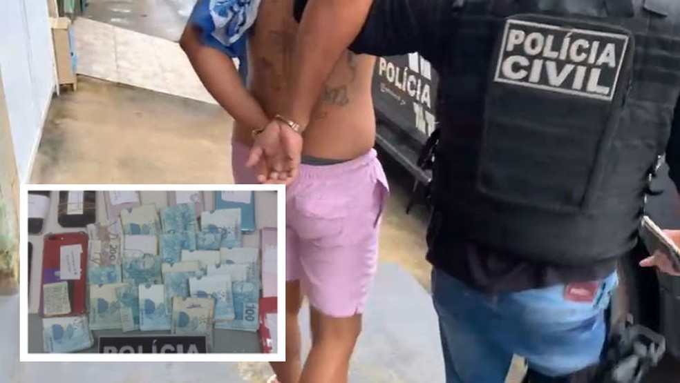 Operação policial prende membros de facção de Caucaia; eles são suspeitos de homicídio e de ameaçar moradores da cidade — Foto: PCCE/Divulgação