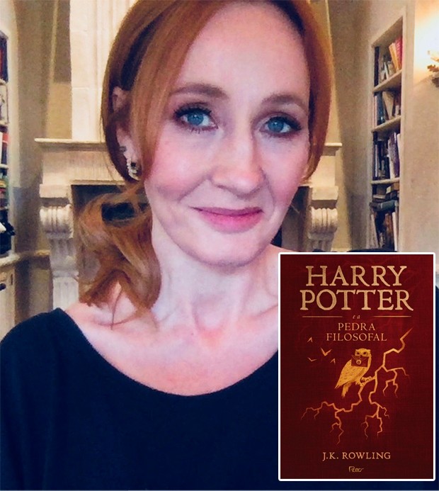 J.K. Rowling teve três livros da saga Harry Potter na lista com maiores ganhos por palavras (Foto: Reprodução / Twitter )