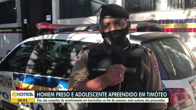 Duas pessoas são detidas suspeitas de participação em dois homicídios em Timóteo