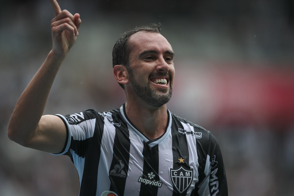 Diego God&Atilde;&shy;n estreia pelo Atl&Atilde;&copy;tico-MG com gol de cabe&Atilde;&sect;a, marca registrada do  zagueiro: "Pude ajudar a equipe" | atl&Atilde;&copy;tico-mg | ge
