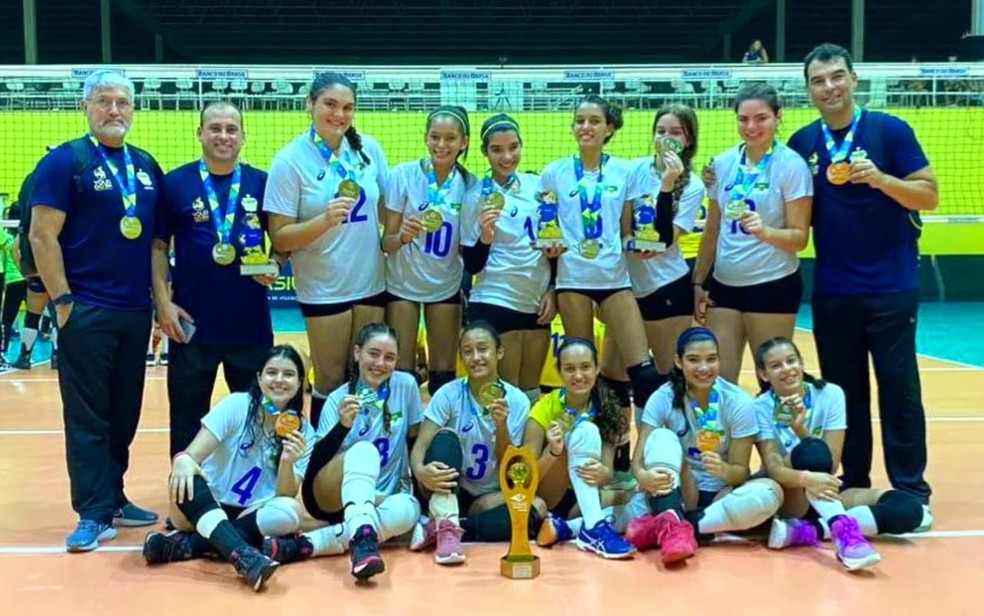 Rio Grande do Norte vence Campeonato Brasileiro de Seleções de Vôlei — Foto: Divulgação
