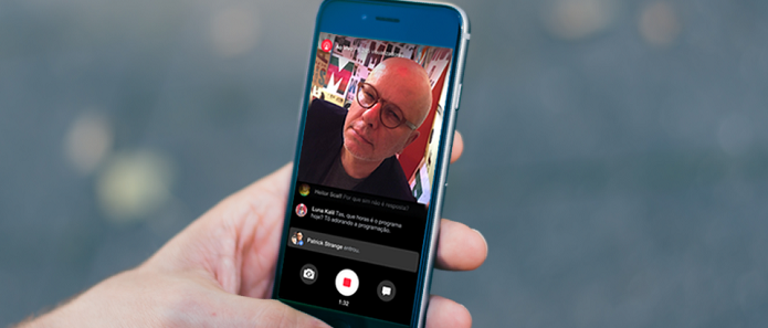 Live é a nova ferramenta do Facebook que promete conectar famosos aos seus fãs (Foto: Divulgação/Facebook) 