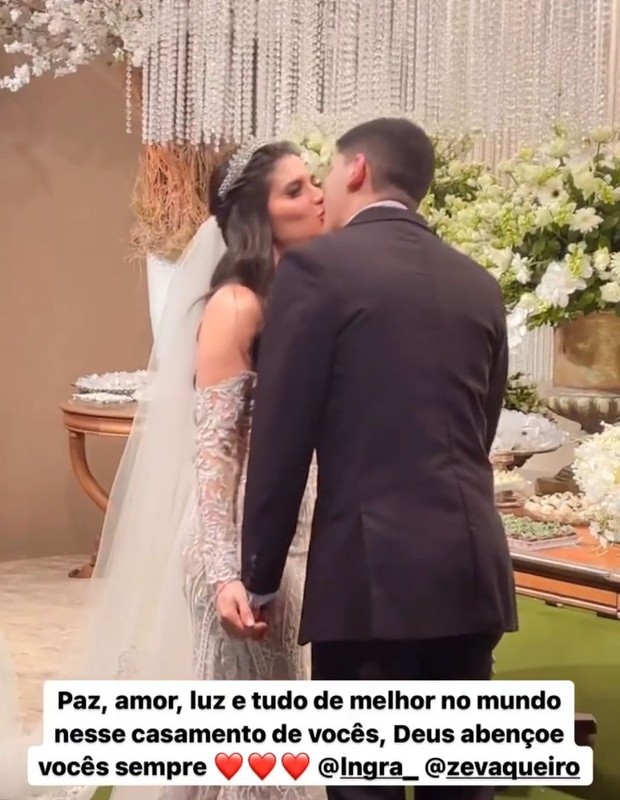 Zé Vaqueiro e Ingra Soares se casam após dois anos juntos (Foto: Reprodução/Instagram)