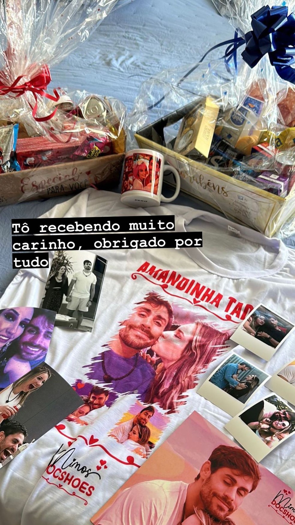 Presentes recebidos por Cara de Sapato &mdash; Foto: reprodu&ccedil;&atilde;o / instagram @caradesapato