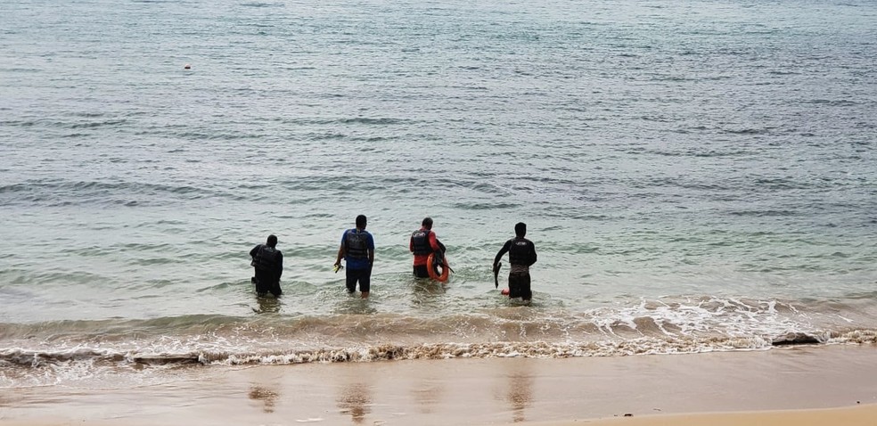 Condutores fizeram o mergulho no Sueste — Foto: Ana Clara Marinho/TV Globo