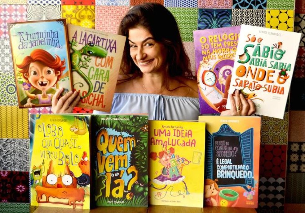 Renata Fernandez escreveu 11 livros — Foto: Renata Fernandes / Arquivo Pessoal