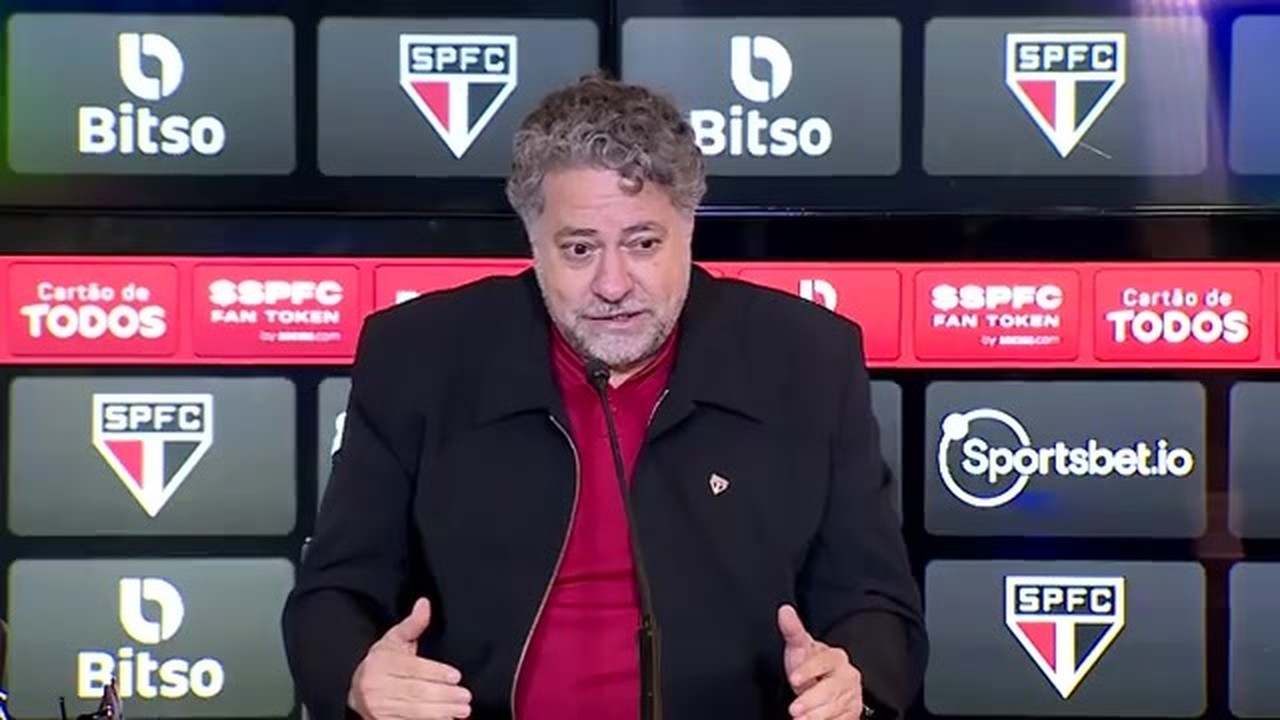 Presidente do São Paulo, Julio Casares fala da relação com o Grupo City