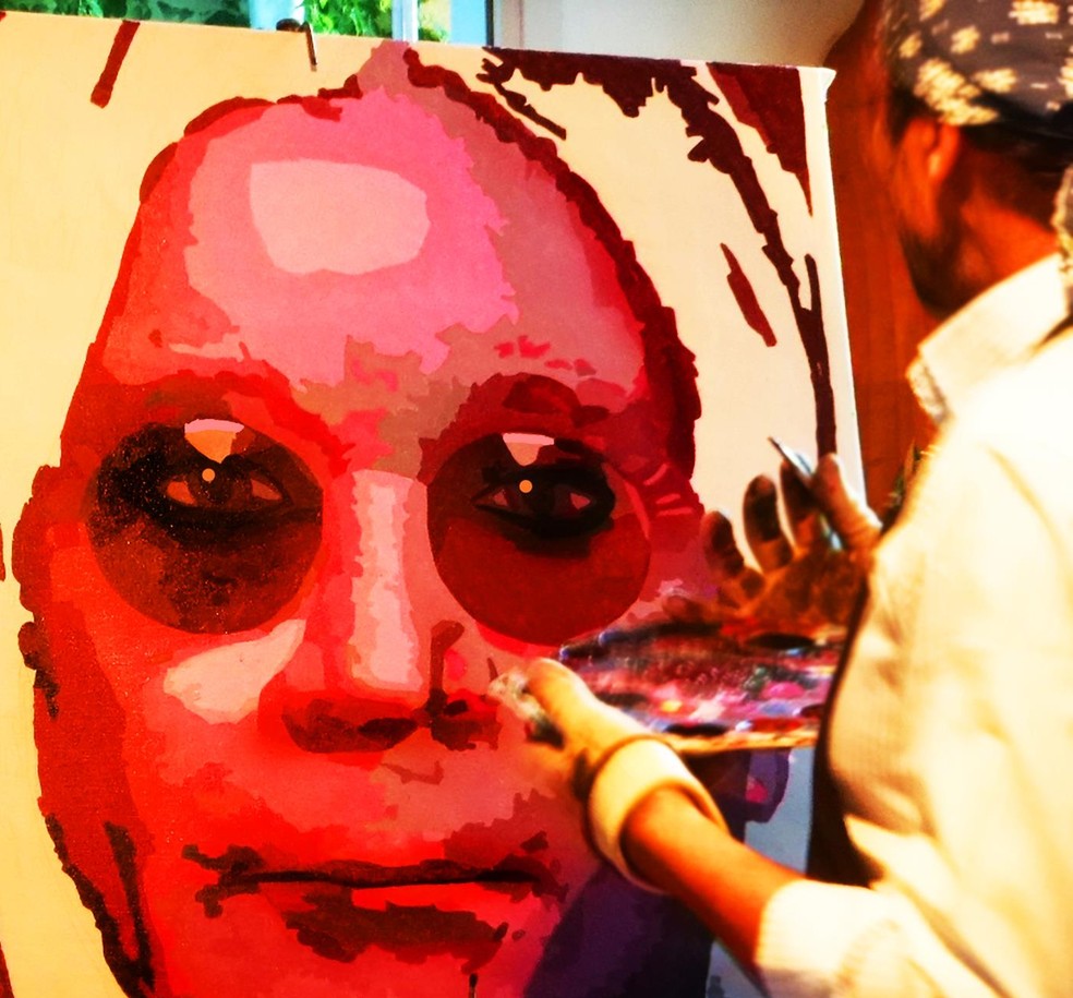 Exposição do arquiteto Christian Steagall-Condé retrata trabalho inédito em tons contemporâneos da Arte Urbana. — Foto: Divulgação.