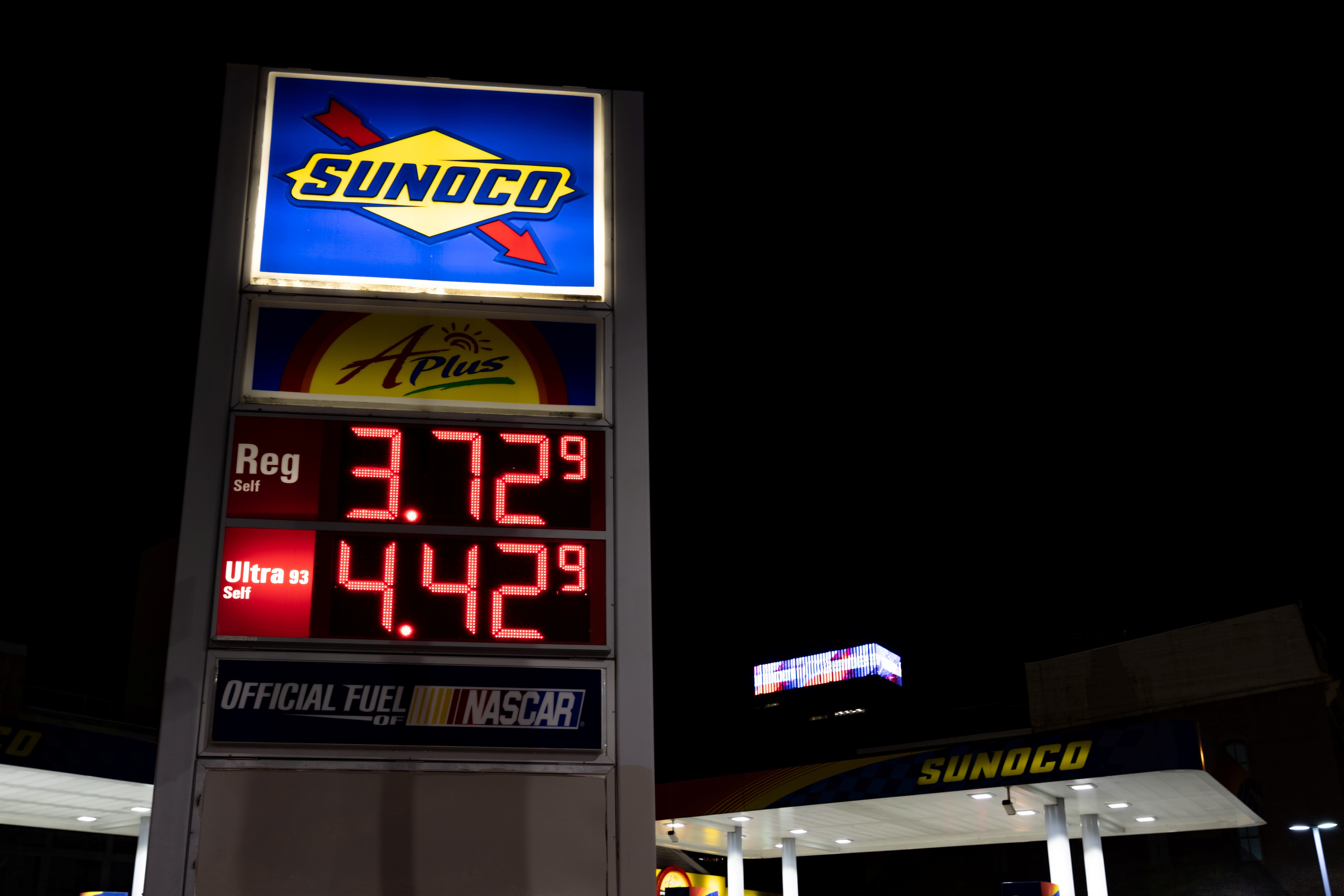 Posto de gasolina em Pensilvânia, nos EUA  (Foto: REUTERS/Hannah Beier)