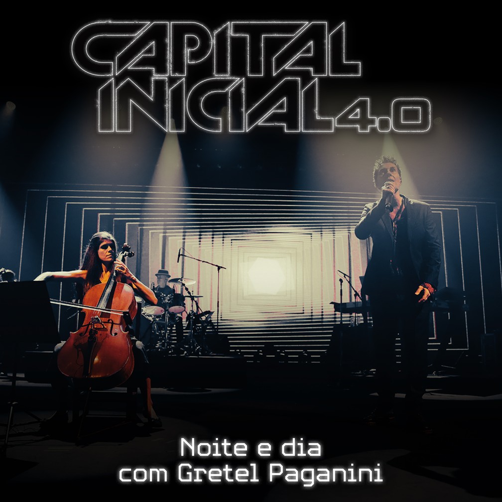 Capa do single 'Noite e dia', da banda Capital Inicial com a violoncelista Gretel Paganini — Foto: Leo Aversa