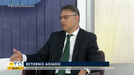 Secretário de educação explica motivo do adiamento no retornos às aulas em Palmas