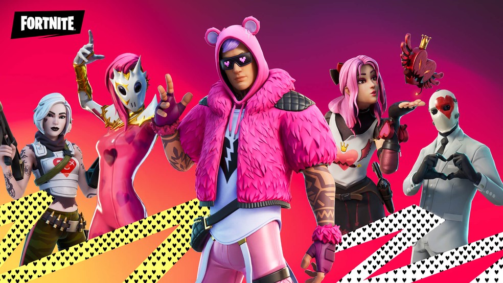 fortnite como ganhar itens e skins do dia dos namorados 2021 battle royale techtudo