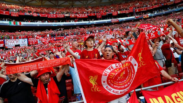 Torcida do Liverpool para final no Wanda Metropolitano