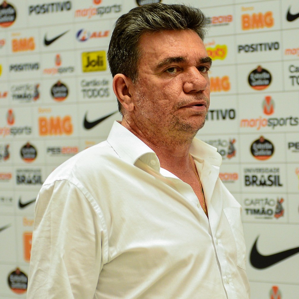 Andrés Sanchez, presidente do Corinthians, na Arena — Foto: Renato Pizzutto/BP Filmes