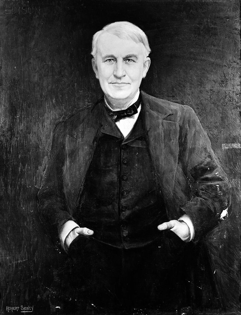 Retrato de Thomas Edison (Foto: Herbert Sydney/Wikimedia Commons)