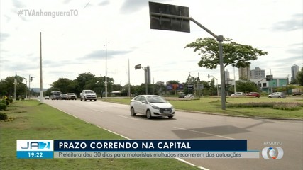 Prefeitura de Palmas dá prazo para motoristas recorrerem de multas de trânsito