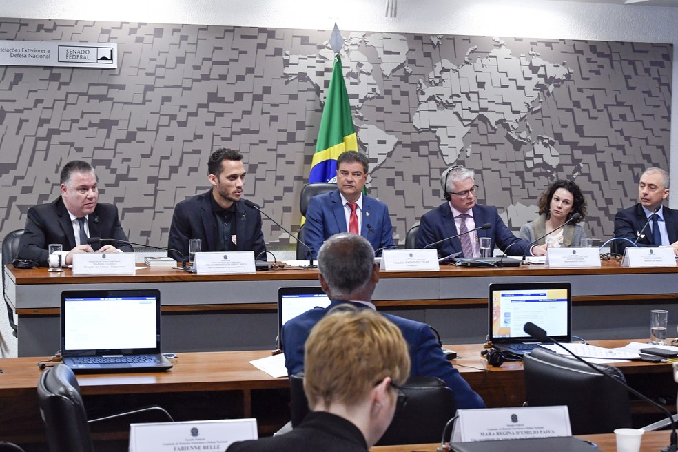 AudiÃªncia no Senado da Chapecoense â€” Foto: Edilson Rodrigues/AgÃªncia Senado