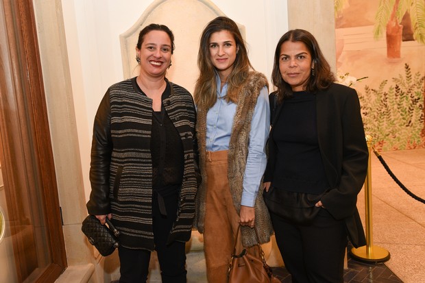 Team Vogue reunido: Silvia Rogar, Barbara Migliori e Daniela Falcão (Foto: Luciana Prezia)