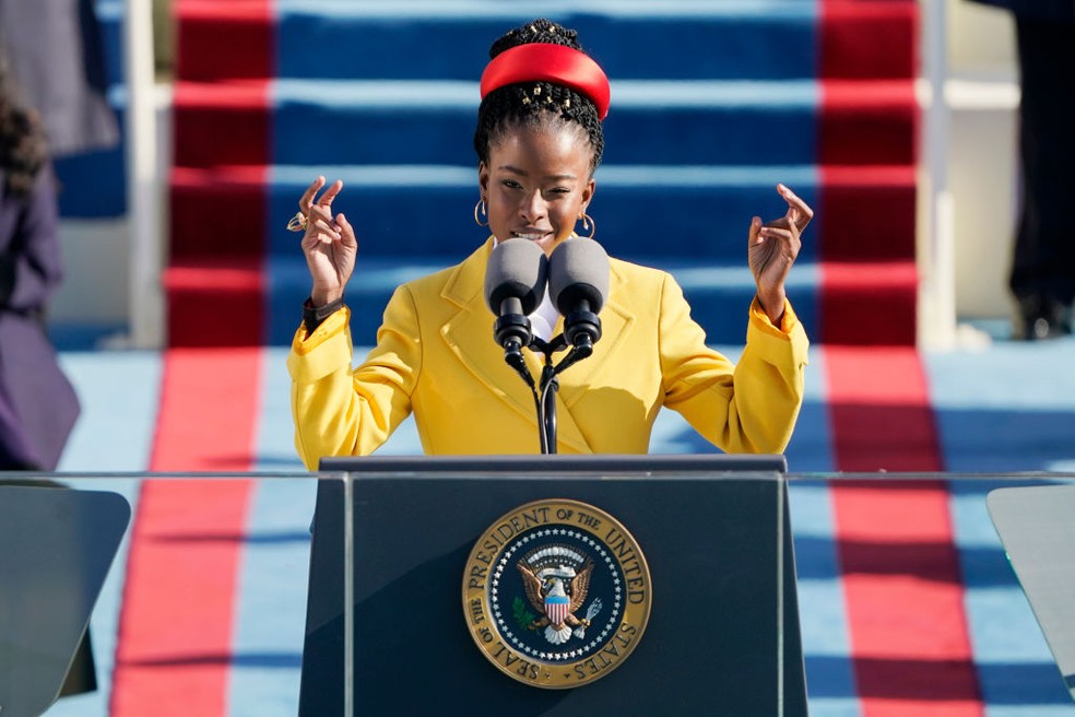 Amanda Gorman — Foto: Patrick Semansky-Pool/Getty Images