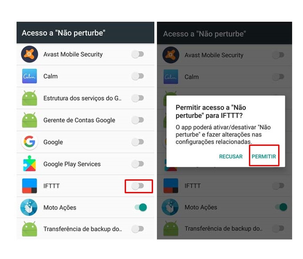 Permita que o IFTTT acesse o sistema (Foto: Reprodução/ Taysa Coelho)