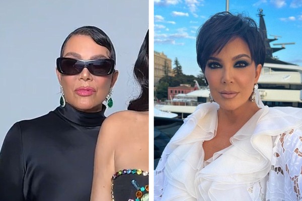 Kris Jenner in the video with Kylie (left) (Photo: Playback/TikTok; Instagram)