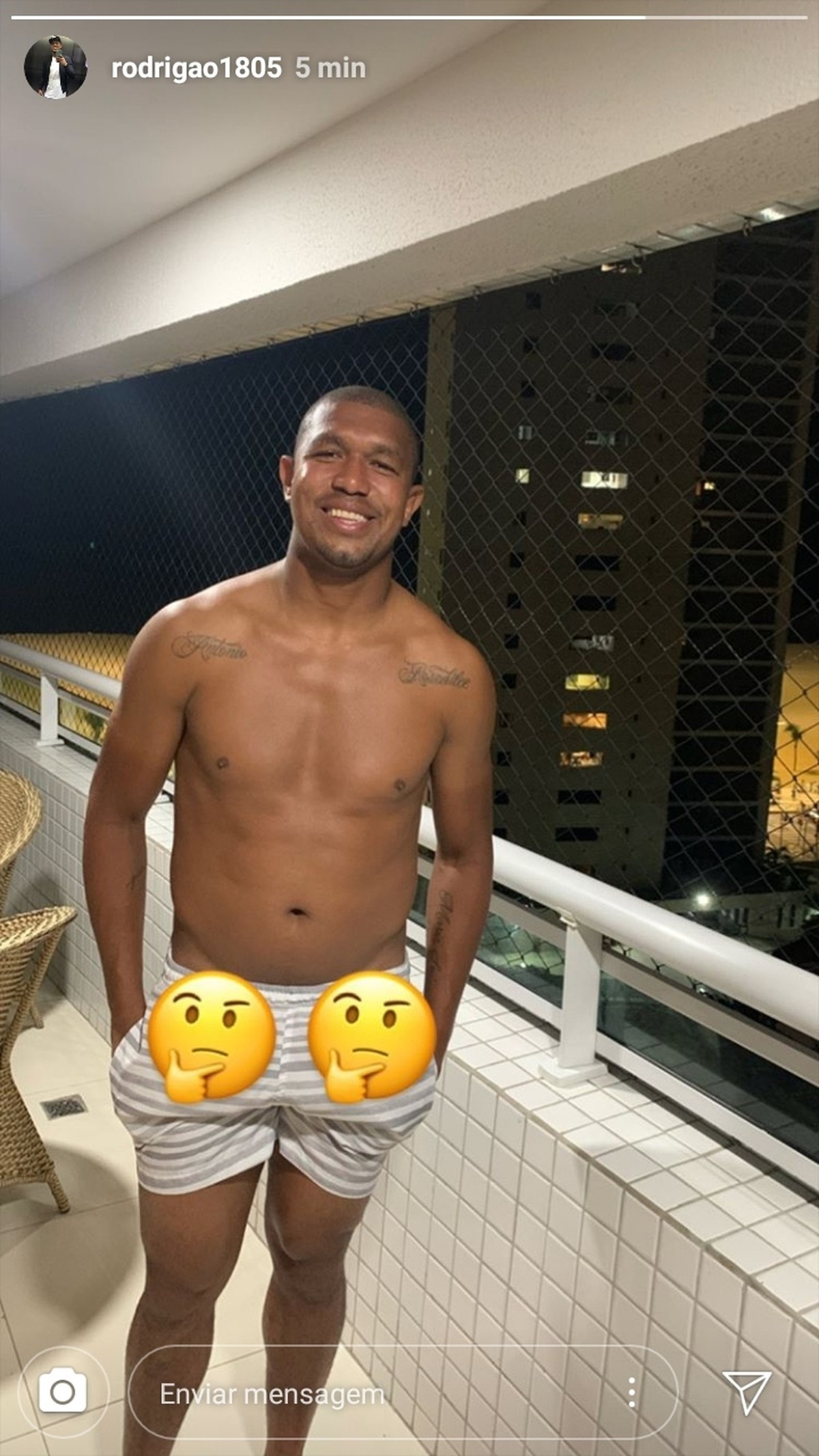 Após críticas sobre peso, Rodrigão exibe forma física em rede social ...