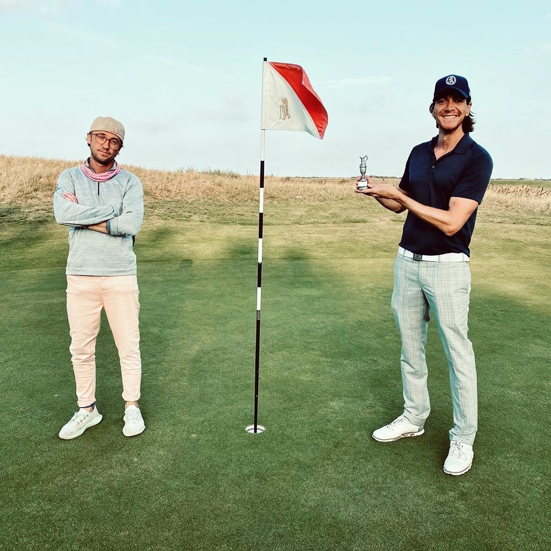 Tom Felton e James Phelps (Foto: Instagram)