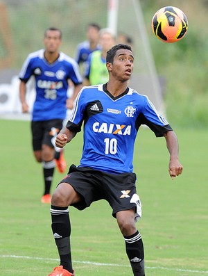 Gabriel treino Flamengo (Foto: Alexandre Vidal / Flaimagem)