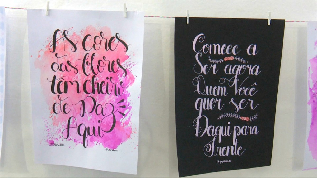 Curso de letras desenhadas à mão é destaque no Bom Dia Amazônia em Rondônia  | rondônia | Rede Globo