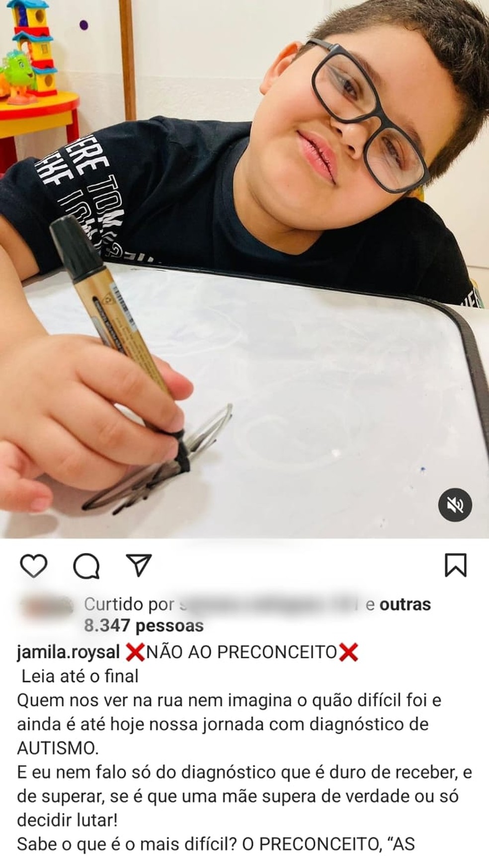 Após não conseguir efetivar a matrícula, mãe fez desabafo em sua rede social — Foto: Reprodução