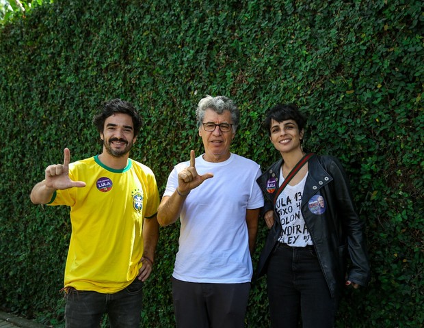 Caio Blat, Paulo Betti e Maria Ribeiro (Foto: Victor Chapetta - Agnews)