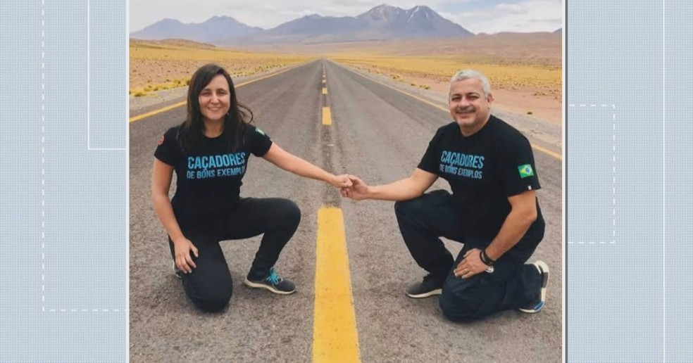 Iara e Eduardo Xavier viajam pelo Brasil a caça de bons exemplos  — Foto: TV Globo/Reprodução