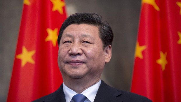 O presidente da China, Xi Jinping durante conferência do Partido Comunista em Pequim (Foto: Johannes Eisele/Getty Images)